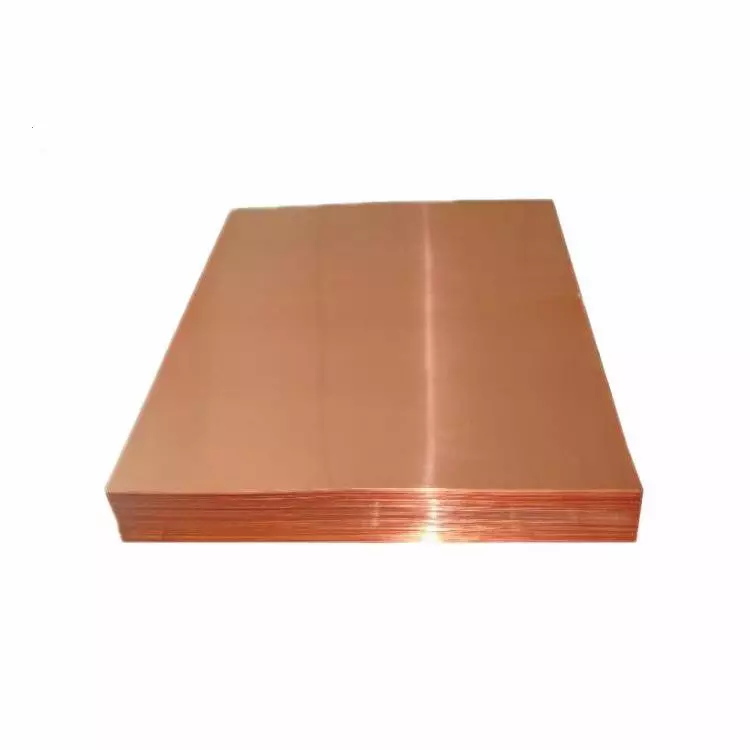 Export High Quality Red Copper Plate Custom Cutting 99.99 Pure Copper C1100 Copper Plate Price