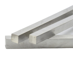 Export High Quality AISI 201 304 316 2mm 3mm 6mm 1 Ton SS Square Bar Metal Rod