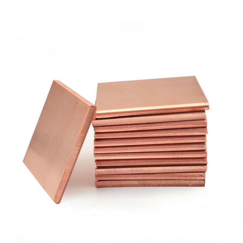 Hot Sale Red Pure Copper Sheet Plate 0.5mm 0.8mm 1mm 3mm 4mm C1100 Customized Copper Plate Sheet