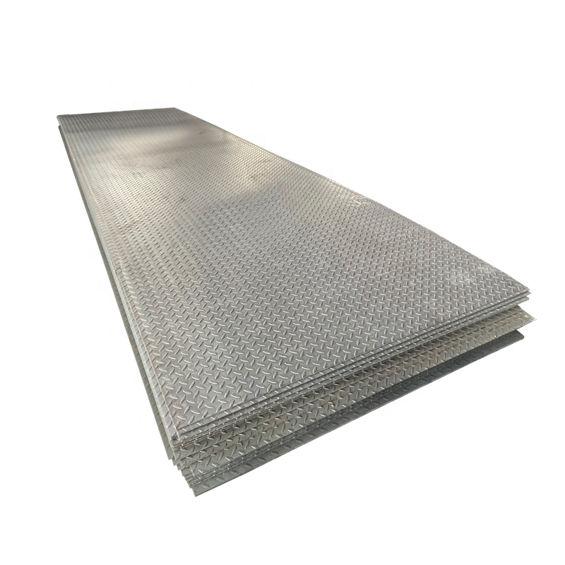 Export Hot Rolled 1015 Carbon Standard Steel Checkered Plate Q235B Checked Steel Plate/Sheet Diamond Plate