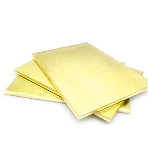 Hot Selling China Supplier Warehouse Supply Brass Sheet Gold Color Copper Brass Plate T1 T2 H59 H62 H63 H90