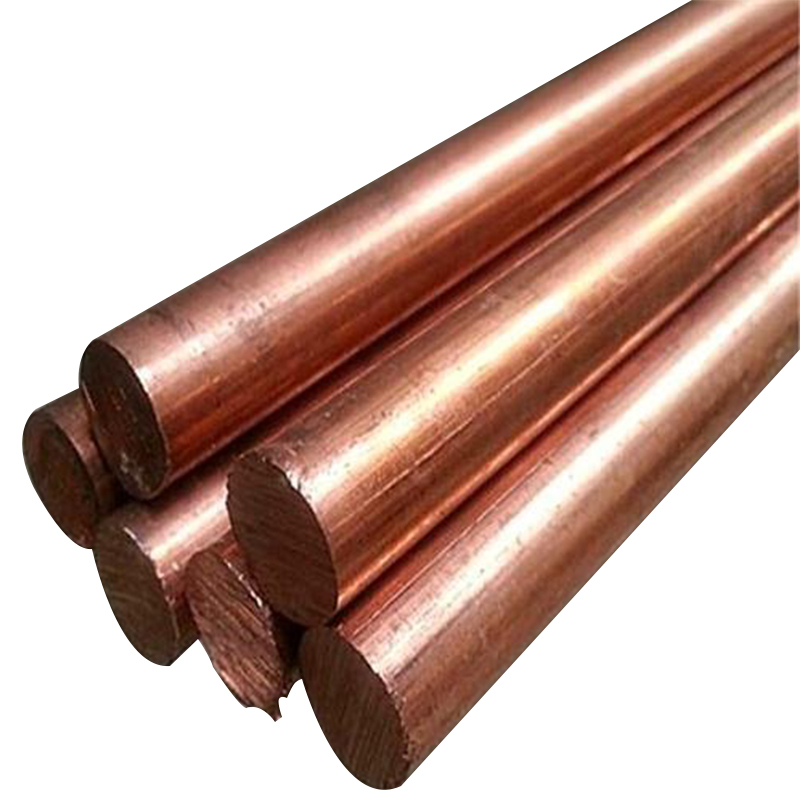 Good Corrosion Resistance Brass Copper Round Bar Copper Alloy Bar 99.9% Pure Red Copper for Sale